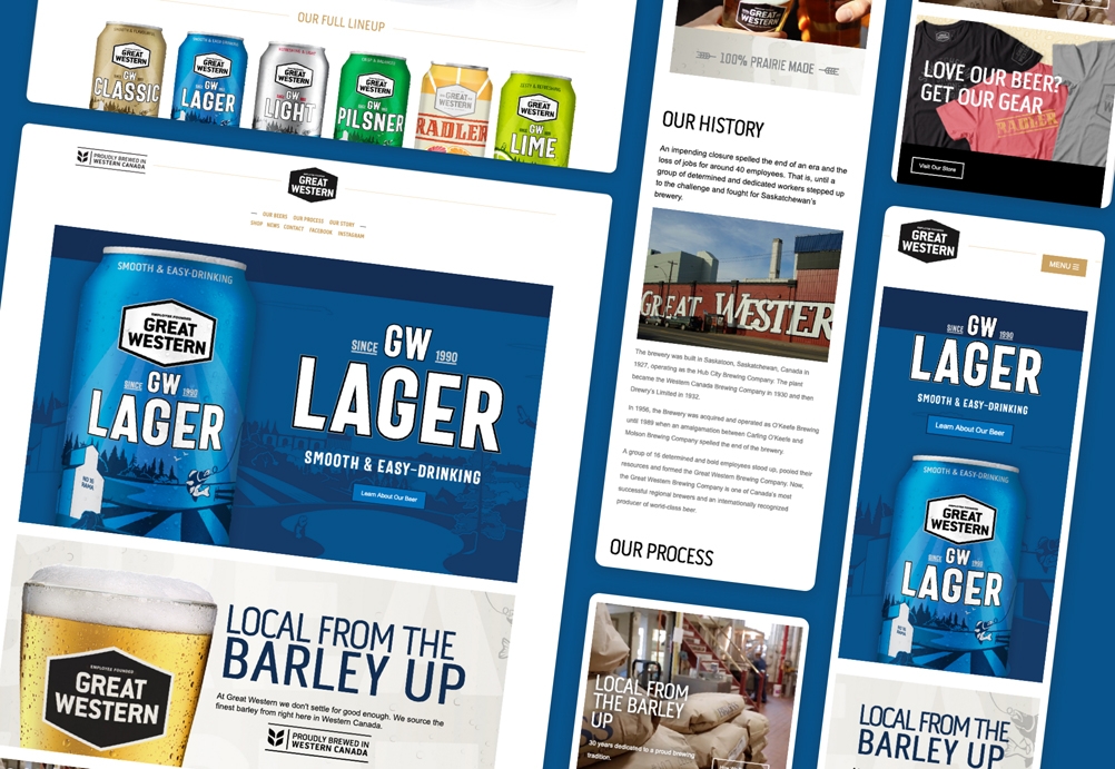 Great Western Brewing Company design showcase