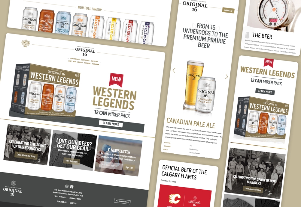 Original 16 - Great Western Brewing design showcase